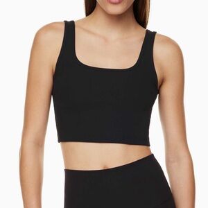 Aritzia TNAction Slick Ribbed Compete Tank Top